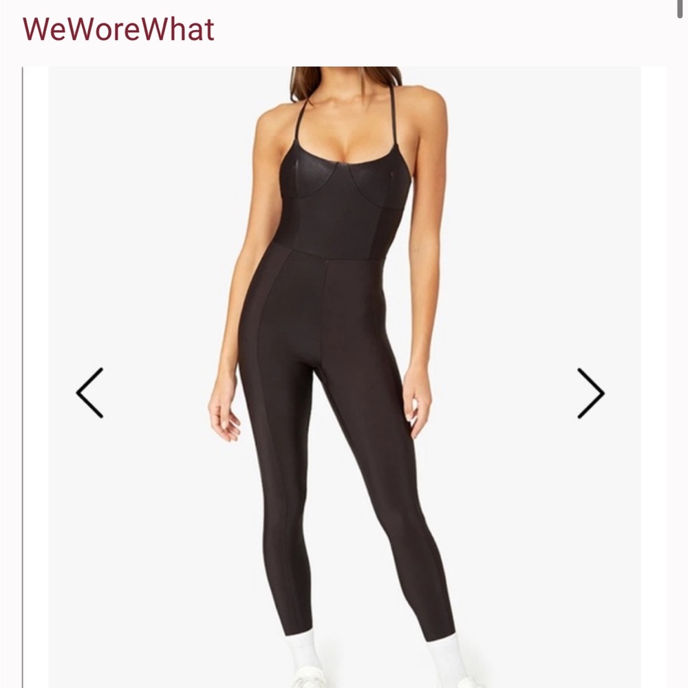 Black catsuit We Wore What Activewear XS